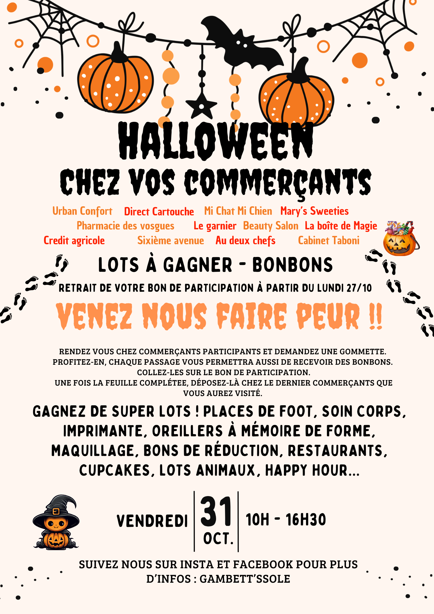 Halloween 2025 avec Gambett'ssole